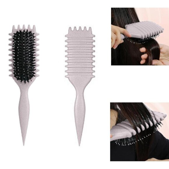 Curly Hair Detangling Brush Nylon Bristles for Defining Curls Women Men main image 6